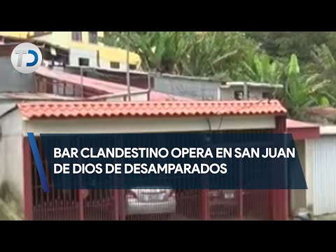 Bar Clandestino opera en San Juan de Dios de Desamparados