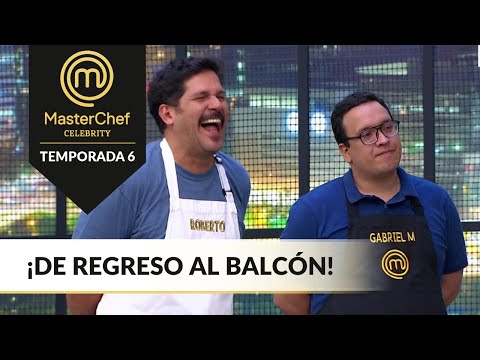 Roberto sube al balcón y se libra del delantal negro | MasterChef Celebrity