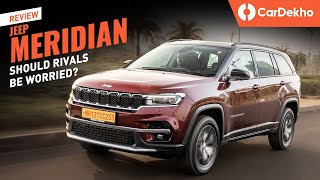 ജീപ്പ് meridian india അവലോകനം | worth the wait for jeep's 7-seater suv?