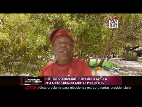Haitianos roban motor de embarcación a pescadores dominicanos en Pedernales