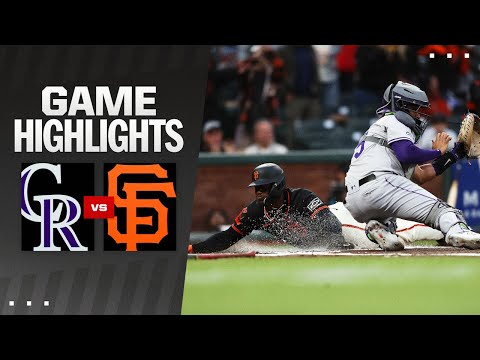 Rockies vs. Giants Game 2 Highlights (7/27/24) | MLB Highlights