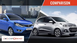 Tata Zest vs Hyundai Xcent | Video Comparison | CarDekho.com - Hyundai Videos