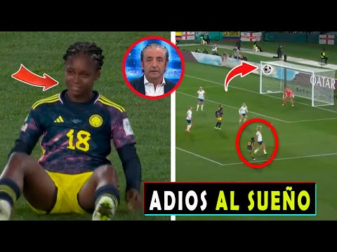 ASI REACCIONA PRENSA INGLESA A ELIMINACION DE COLOMBIA VS INGLATERRA 1-2 MUNDIAL FEMENINO