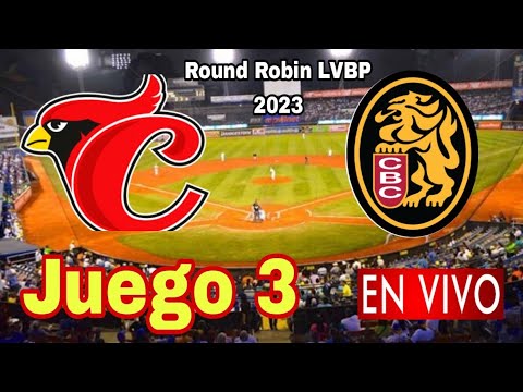 Donde ver Cardenales de Lara vs. Leones del Caracas en vivo, juego 3 Round Robin de la LVBP 2023