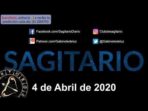 Horóscopo Diario - Sagitario - 4 de Abril de 2020