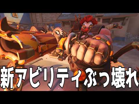 【緊急】ワンコン没収で終わったと思われたロードホッグさん、新アビリティが強すぎて無事試合破壊【OW】