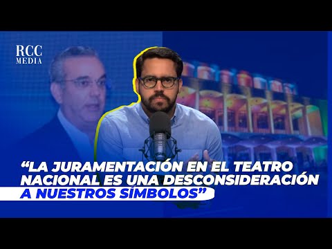 YURI ENRIQUE: “LA JURAMENTACIÓN EN EL TEATRO NACIONAL ES UNA DESCONSIDERACIÓN A NUESTROS SÍMBOLOS