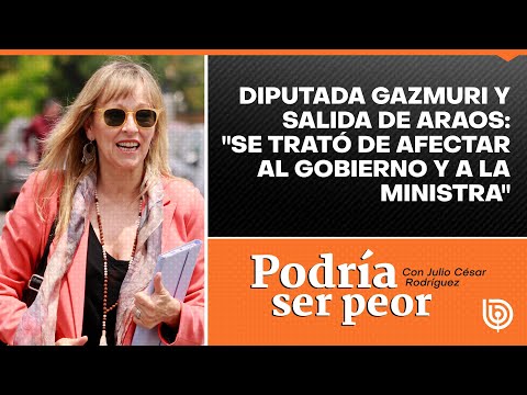 Diputada Gazmuri y salida de Araos: Se trató de afectar al Gobierno y a la ministra