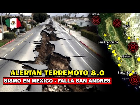 URGENTE, 3 TERREMOTOS SACUDEN MEXICO, FALLA DE SAN ANDRES ACTIVA MAGN 8.0, APARECEN AVES EN EL CIELO
