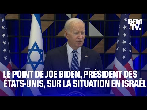 Le point de Joe Biden, président des États-Unis, sur la situation en Israël