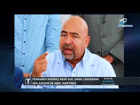 Fernando Ramírez negó que Consultor y Estratega electoral Jorge Lendoborg renunciara
