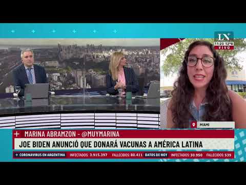 Joe Biden anunció que donará vacunas a América Latina