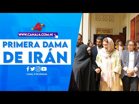 Primera dama de la República de Irán, Señora Jamileh Alamolhoda, visita Palacio de la Cultura