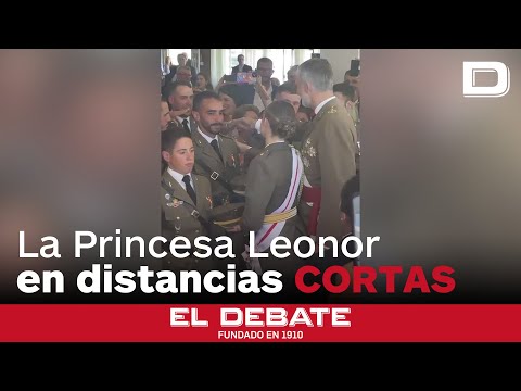 La Princesa Leonor, en las distancias cortas: el vídeo inédito de la entrega de despachos en Lérida