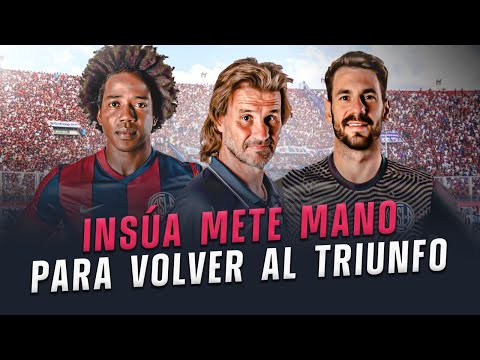 SAN LORENZO - LOS CAMBIOS DE INSÚA PARA JUGAR CON GODOY CRUZ - LA INSISTENCIA POR GATTONI