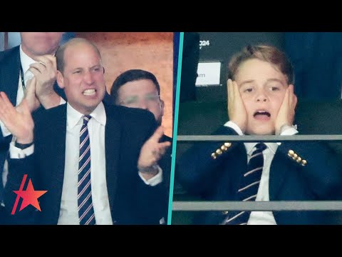 Prince William & Prince George LOSE IT Over Tense Euro 2024 Final