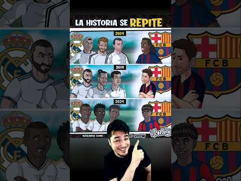 La Historia se Repite entre el Madrid y el Barça  #realmadrid #fcbarcelona #messi #yamal #cr7