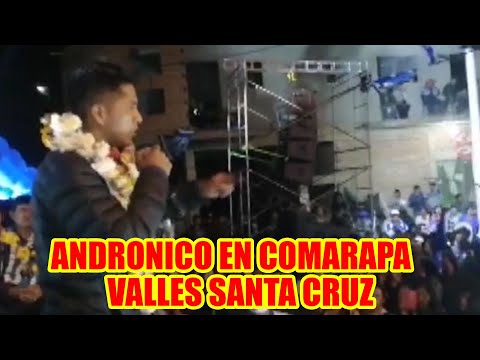 ANDRONICO RODRIGUEZ EN EL CIERRE DE CAMPAÑA VALLE DE SANTA CRUZ MUNICIPIO DE COMARAPA..
