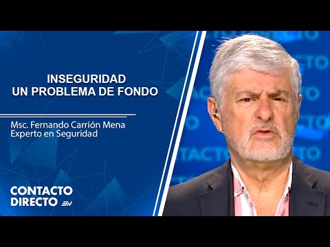 Fernando Carrión analiza a fondo la inseguridad en Ecuador | Contacto Directo | Ecuavisa