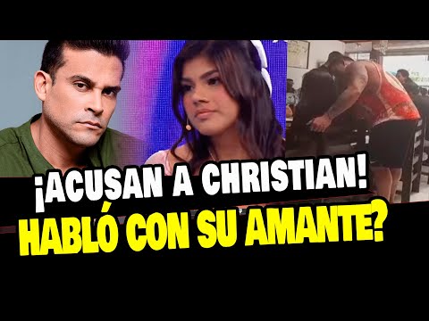 CHRISTIAN DOMINGUEZ ES ACUSAD0 DE HABLAR NUEVAMENTE CON SU AMANT*