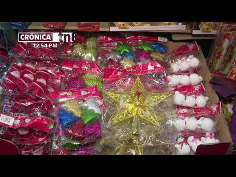 Mercado Roberto Huembes, Managua, con grandes ofertas en productos navideños - Nicaragua