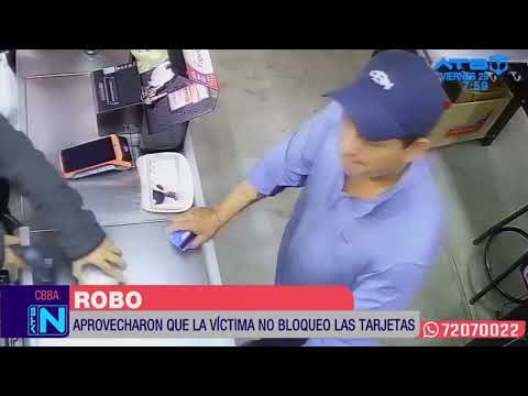 Ladrones roban tarjetas de crédito y gastan más de 5000 bolivianos en Tiquipaya