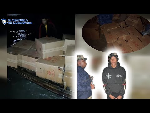 Decomisan cargamento ilegal de cigarrillos a bordo de un bote y dentro de una casa en Manzanillo