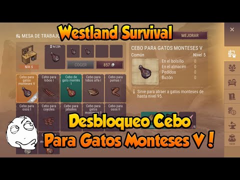 Westland Survival Desbloque Cebo Para Gatos Monteses V!