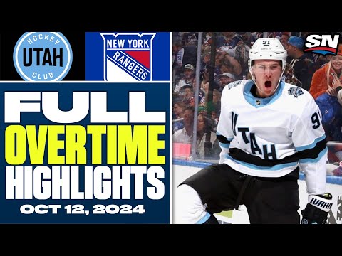 Utah Hockey Club at New York Rangers | FULL Overtime Highlights - October 13, 2024