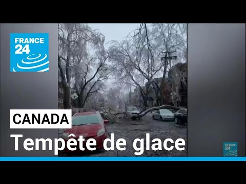 Tempête de glace dans l'est du Canada : deux morts, importants dégâts matériels • FRANCE 24