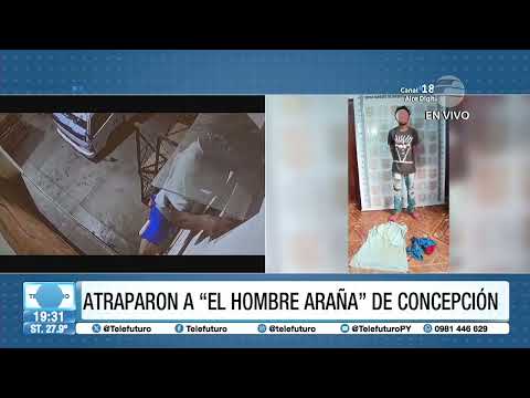 Detuvieron al hombre araña en Concepción