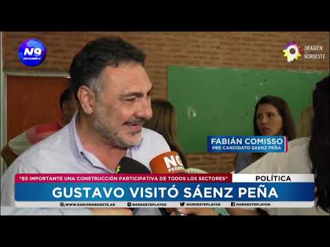 GUSTAVO VISITÓ SÁENZ PEÑA - NOTICIERO 9