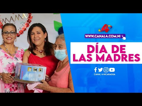 Celebración del día de las madres nicaragüenses en la casa del Adulto Mayor de Cuidad Sandino