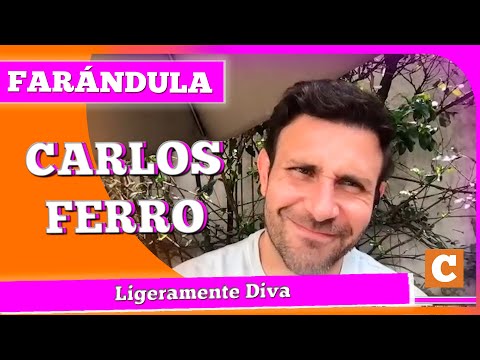 Carlos Ferro aclara el por qué de su seriedad