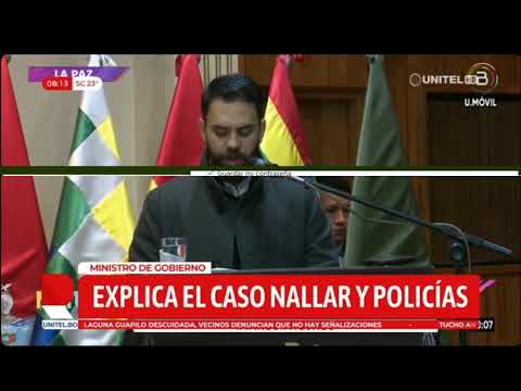 11062024 EDUARDO DEL CASTILLO EXPLICA CASO NALLAR Y POLICÍAS UNITEL