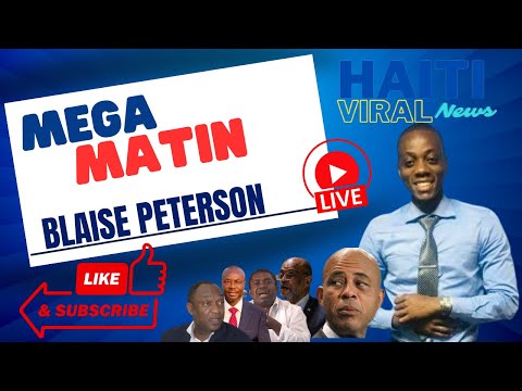 Mega Matin Live 13 Mai 2024 Sou Radio Mega avec Blaise Peterson