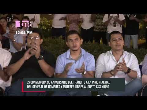 ¡Iluminan Managua con video mapping! Rinden homenaje al General Sandino