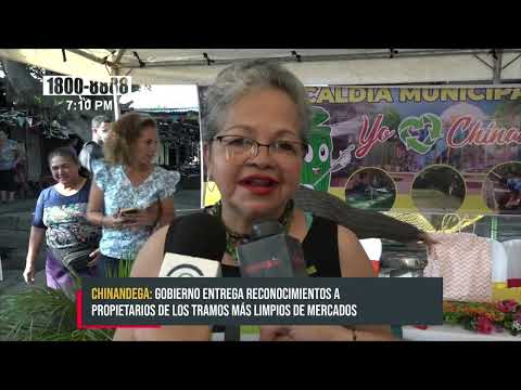 Entregan reconocimiento a los tramos más limpios en Chinandega - Nicaragua