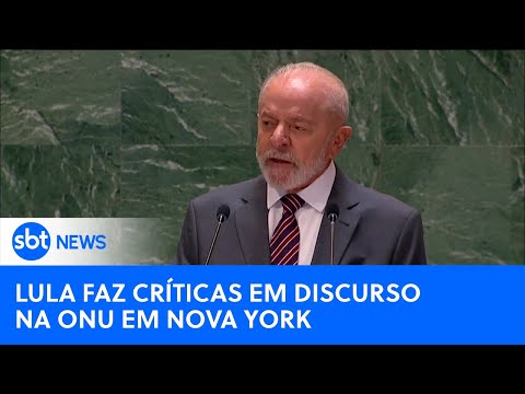 Lula critica falta de vitalidade da ONU e aponta omissão em atrocidades | #SBTNewsnaTV (23/09/24)