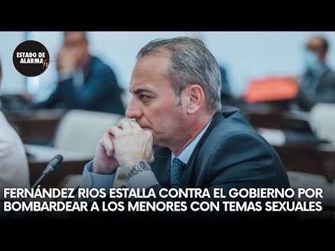 Fernández Ríos (VOX) estalla contra el GOBIERNO por bombardear a los MENORES con temas SEXUALES