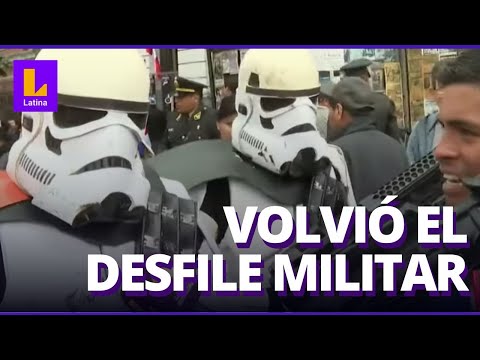 Desfile Cívico Militar volvió luego de tres años por Fiestas Patrias