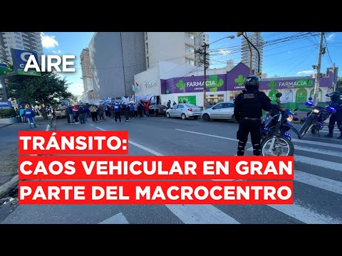 Manifestación FESTRAM: corte del tránsito en el macrocentro santafesino