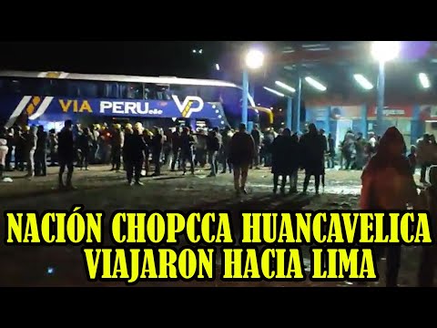 MÀS DELEGACIONES DE HUANCAVELICA PARTEN HACIA LIMA ..