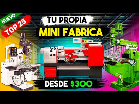 TOP 25 MEJORES Maquinas para INICIAR tu MINI FABRICA  - Pequeñas Ideas de Negocio Rentables 2024