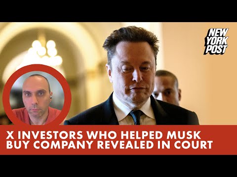 X investors who helped Elon Musk buy company include top VC firms, Saudi prince and Jack Dorsey