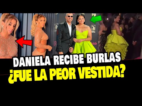 DANIELA DARCOURT RECIBE CRITICAS POR SU VESTIDO VERDE  EN PREMIOS LO NUESTRO