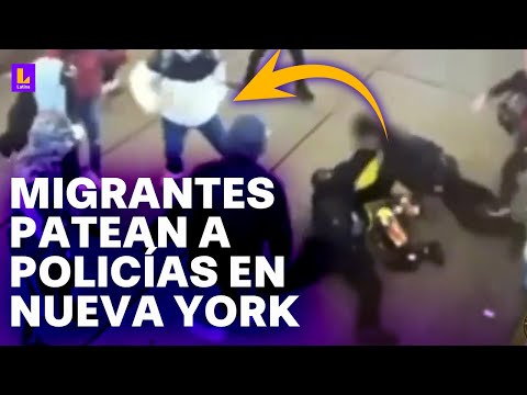 Migrantes atacaron a policías en Nueva York: Nada fuera de la ley puede ser aceptado