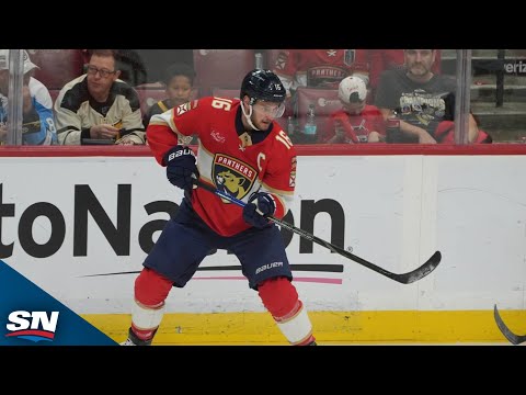 Panthers Aleksander Barkov Puts It Off Riellys Stick For Massive Goal