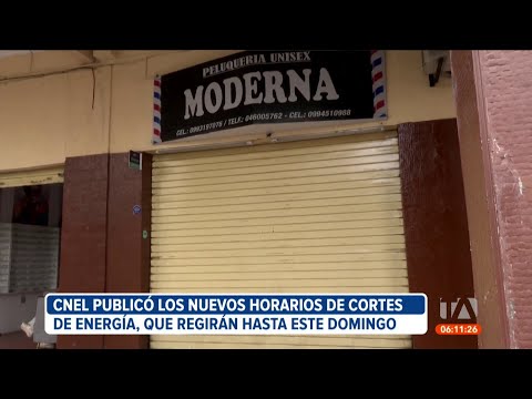 Estos son los horarios de apagones en Guayaquil tras anuncio de reducción de cortes eléctricos