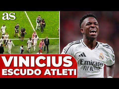 El GESTO de VINICIUS con el ESCUDO del ATLETI | ATLÉTICO 1 - REAL MADRID 1